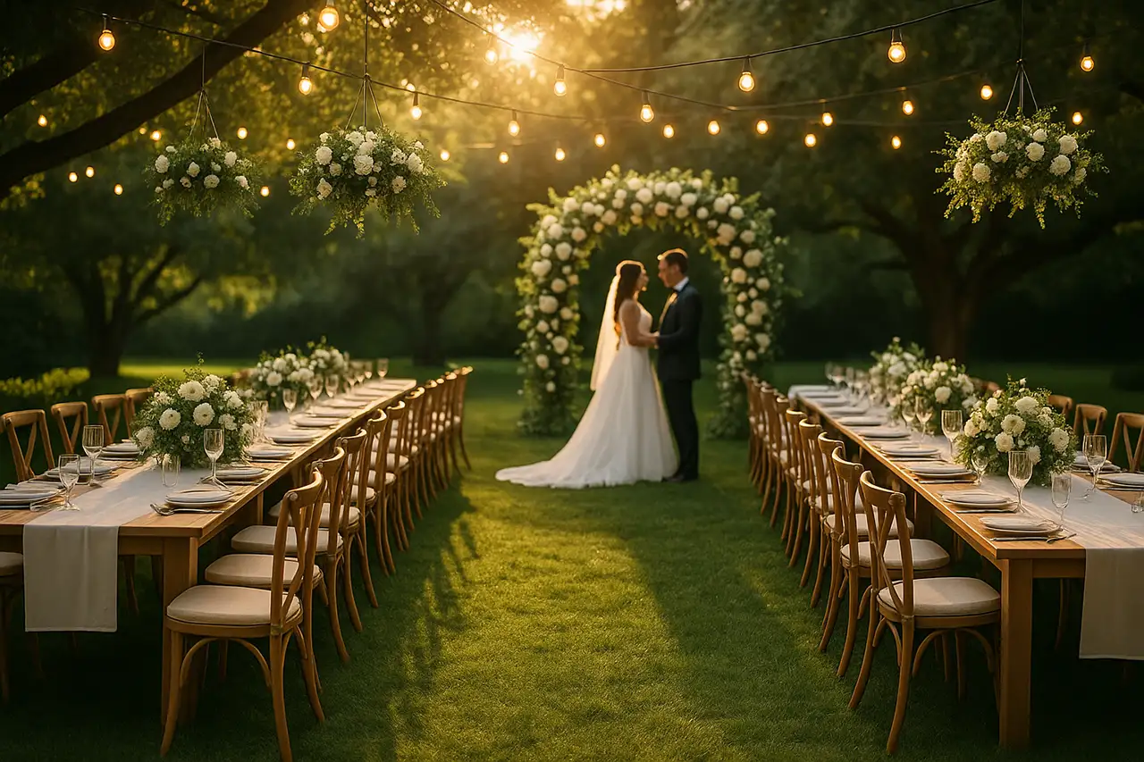 Elegante Hochzeitslocation mit romantischer Atmosphäre