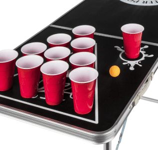 2 Tische + Becher und Bälle